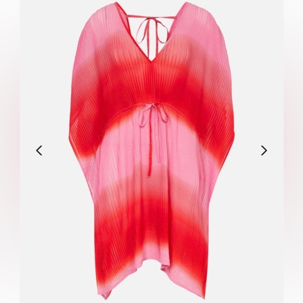 Accessorize London NWT Swim Cover-up Ombre Pleated Kaftan Resortwear Vacation